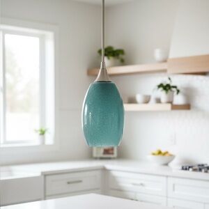 🆕 Teal Pendant Shade & Fitter